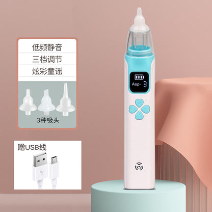 BabySoft Electric Nasal Cleaner with Light & Music