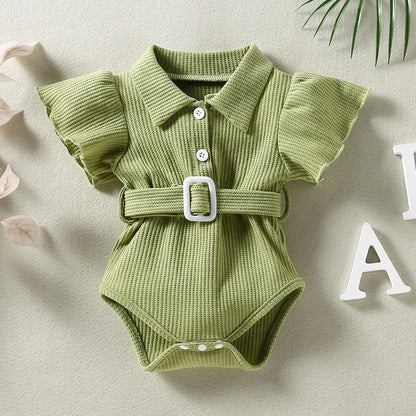 Chic Baby Belted Playsuit