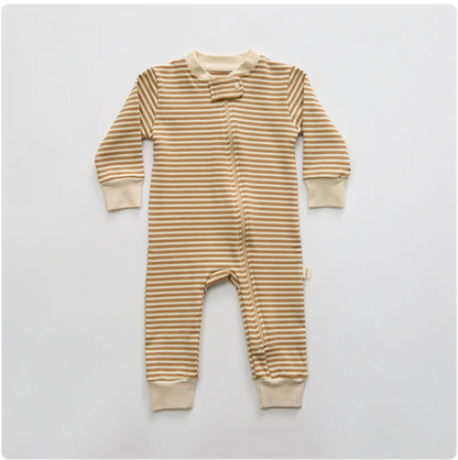 Cactus Stripe Cotton Romper - Newborn Essentials