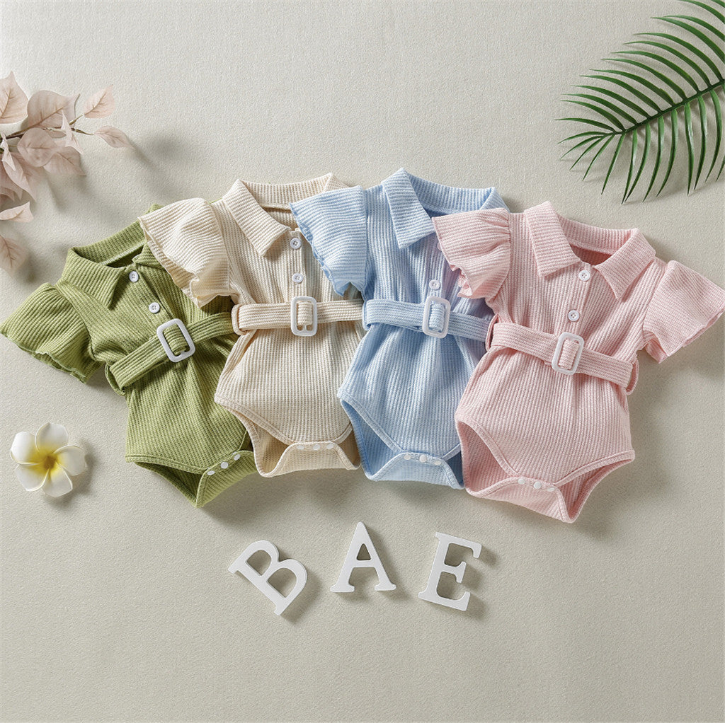 Chic Baby Belted Playsuit