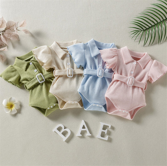Chic Baby Belted Playsuit