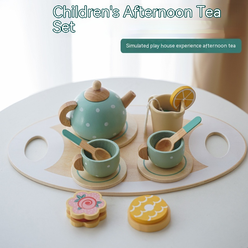 Children's Wooden Tea Time Set