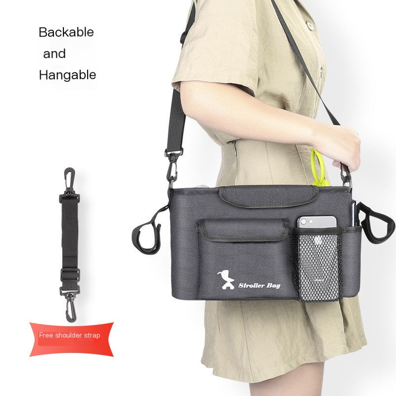 Sleek Parent's Travel Bag for Baby Carriage