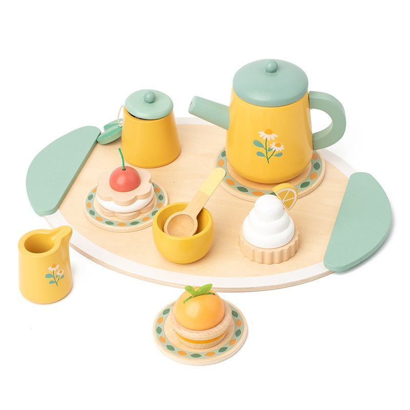 Children's Wooden Tea Time Set